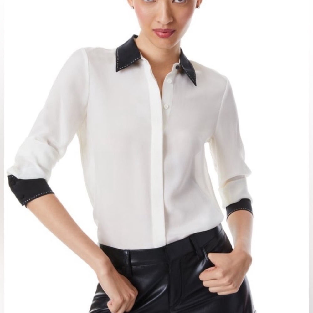 Alice and Olivia Willa blouse